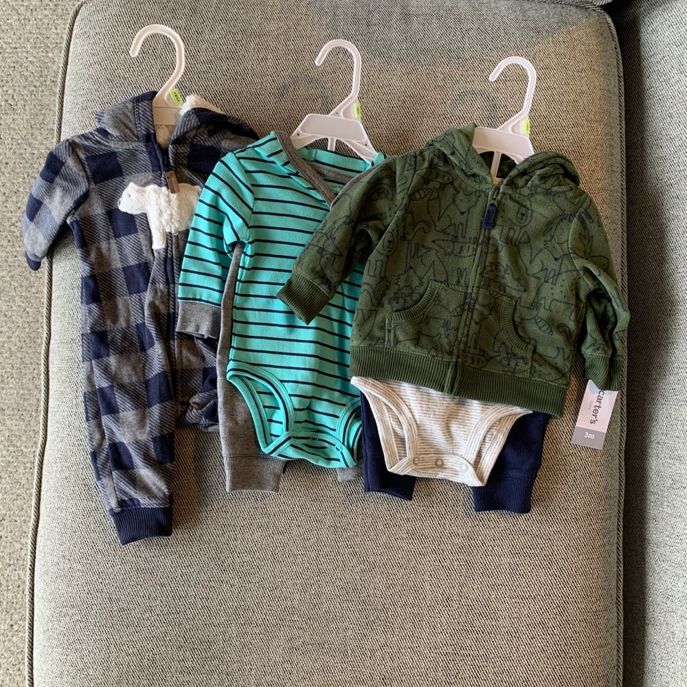 NWT Carter’s 3 Months Baby Boy outfits